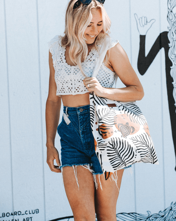 Retro Turtles Everyday Tote - SAND CLOUD