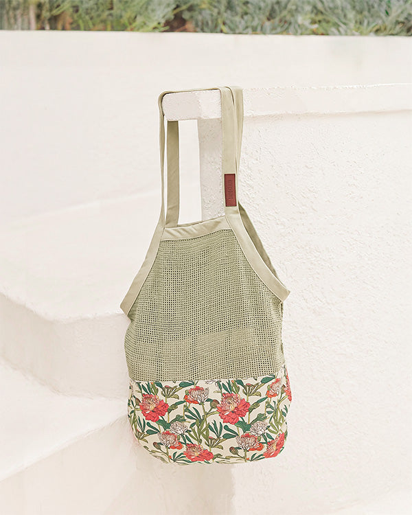 Floral Net Market Bag - SAND CLOUD