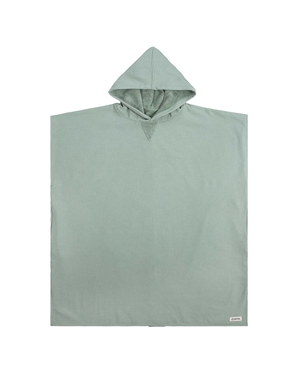 Terra Hooded Poncho Sage - SAND CLOUD