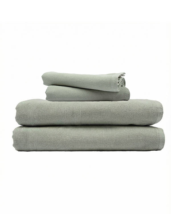 Terra Fringeless XL Bath Bundle – Sage - SAND CLOUD