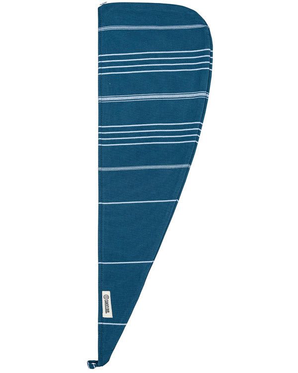 Classic Hair Towel – Teal Blue - SAND CLOUD