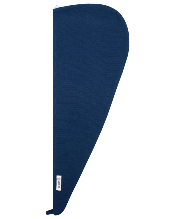 Terra Hair Towel – Navy - SAND CLOUD