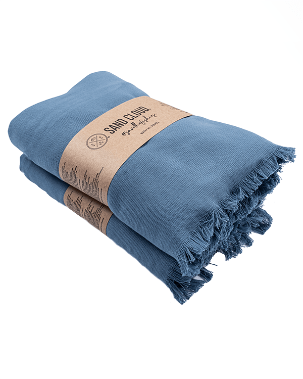 Terra XL Bath Bundle 2 Pack – Slate Blue - SAND CLOUD