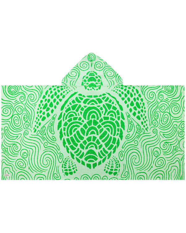 Swirl Turtle Hooded Kids Bath Towel - SAND CLOUD