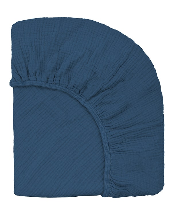 Sonoran Fitted Sheet – Dark Denim - SAND CLOUD
