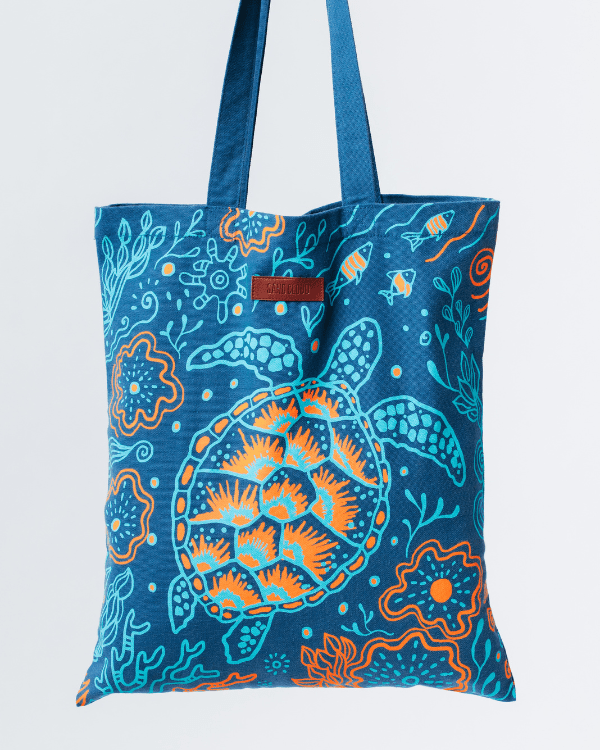 Reef Turtles Everyday Tote - SAND CLOUD