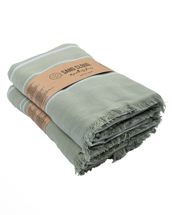 Classic XL Bath Bundle 2 Pack – Sage - SAND CLOUD