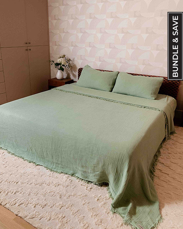Sage Bedding Set – Queen - SAND CLOUD