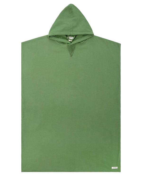 Terra Hooded Poncho- Green - SAND CLOUD